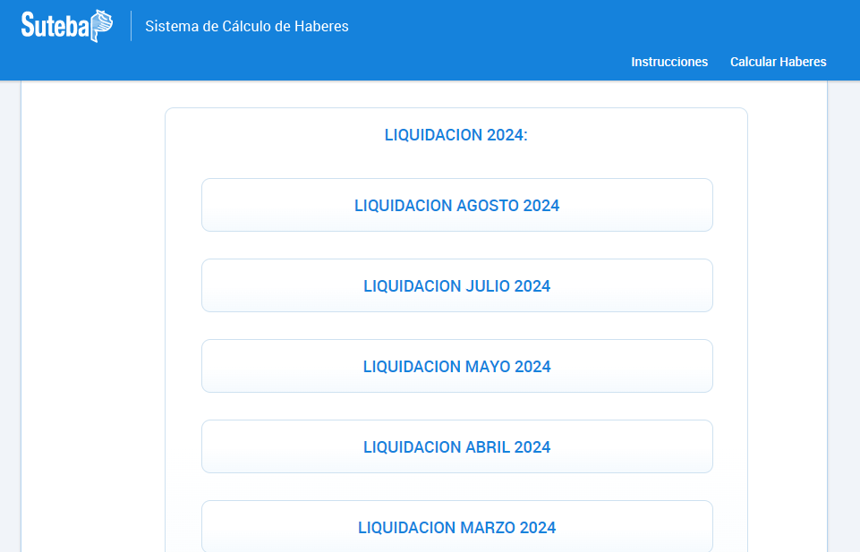 Ya está actualizada la calculadora de haberes del SUTEBA con aumento de AGOSTO 2024